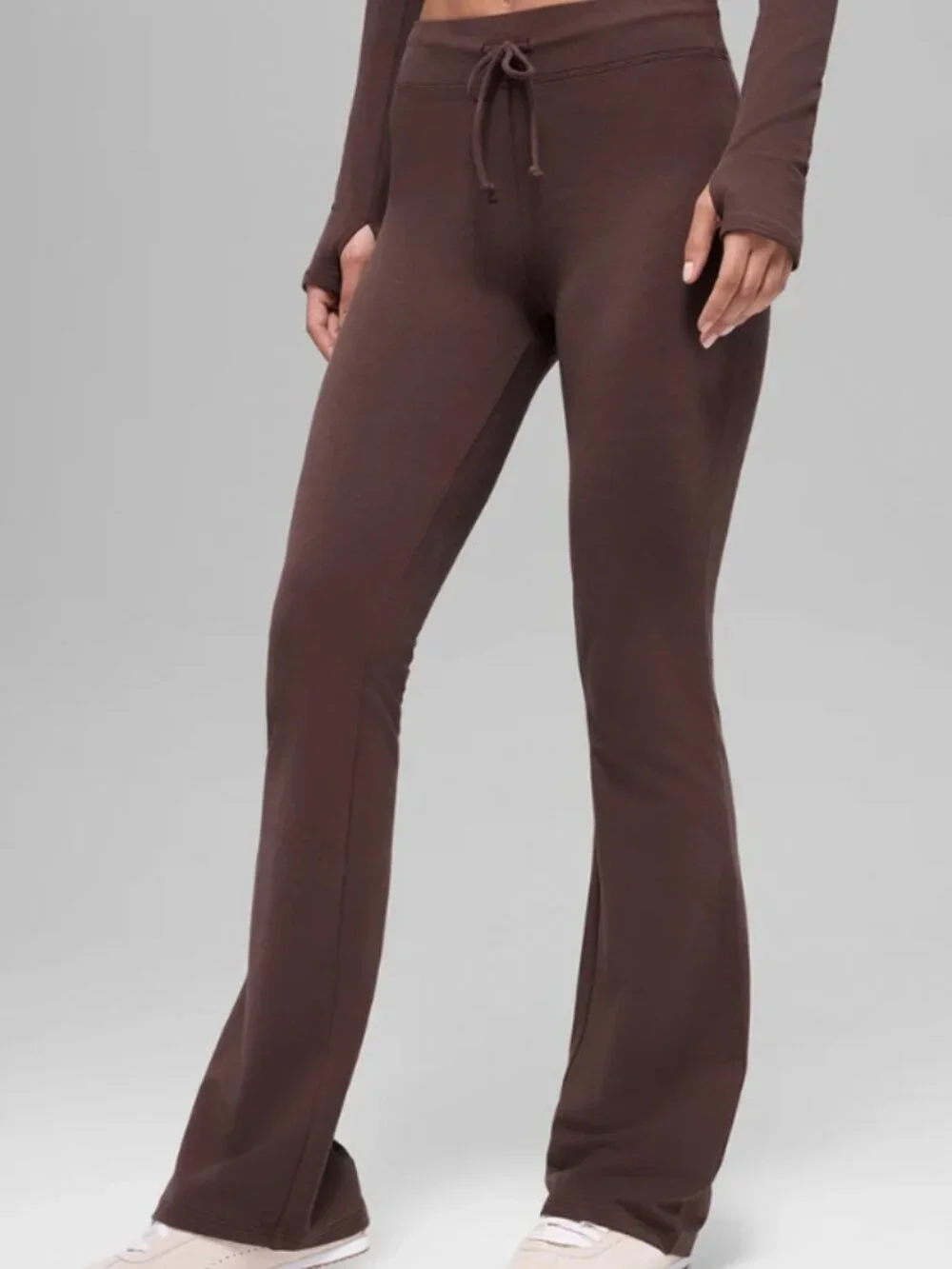 ALO Sway Bootcut Sweatpant, Brownstone, size XS